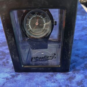 Wheelies Black Speedometer Watch